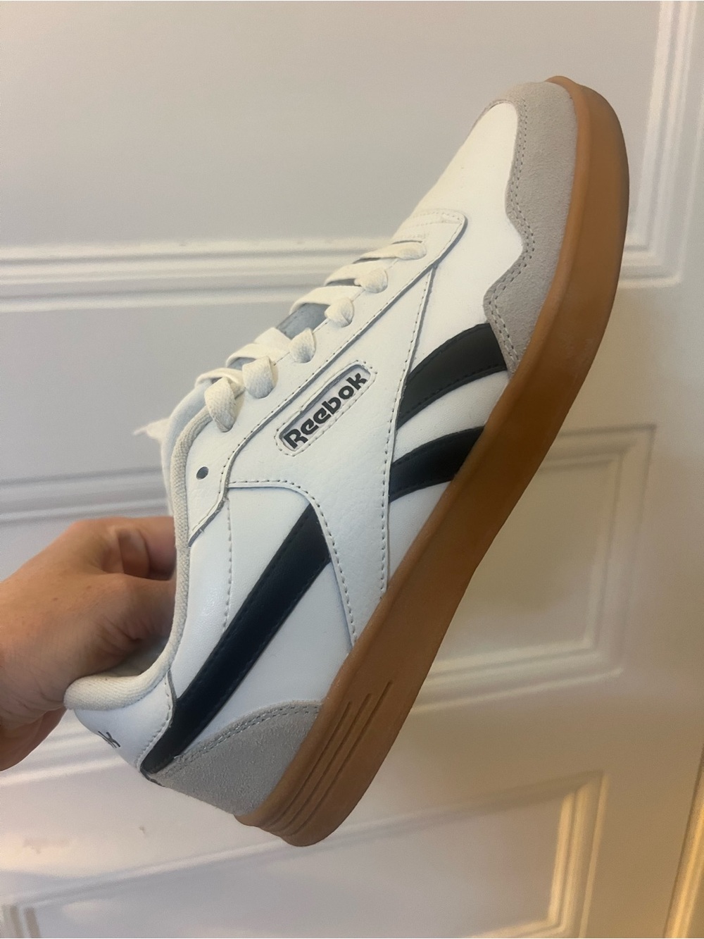 Reebok Classic White Black Low-Top Sneaker